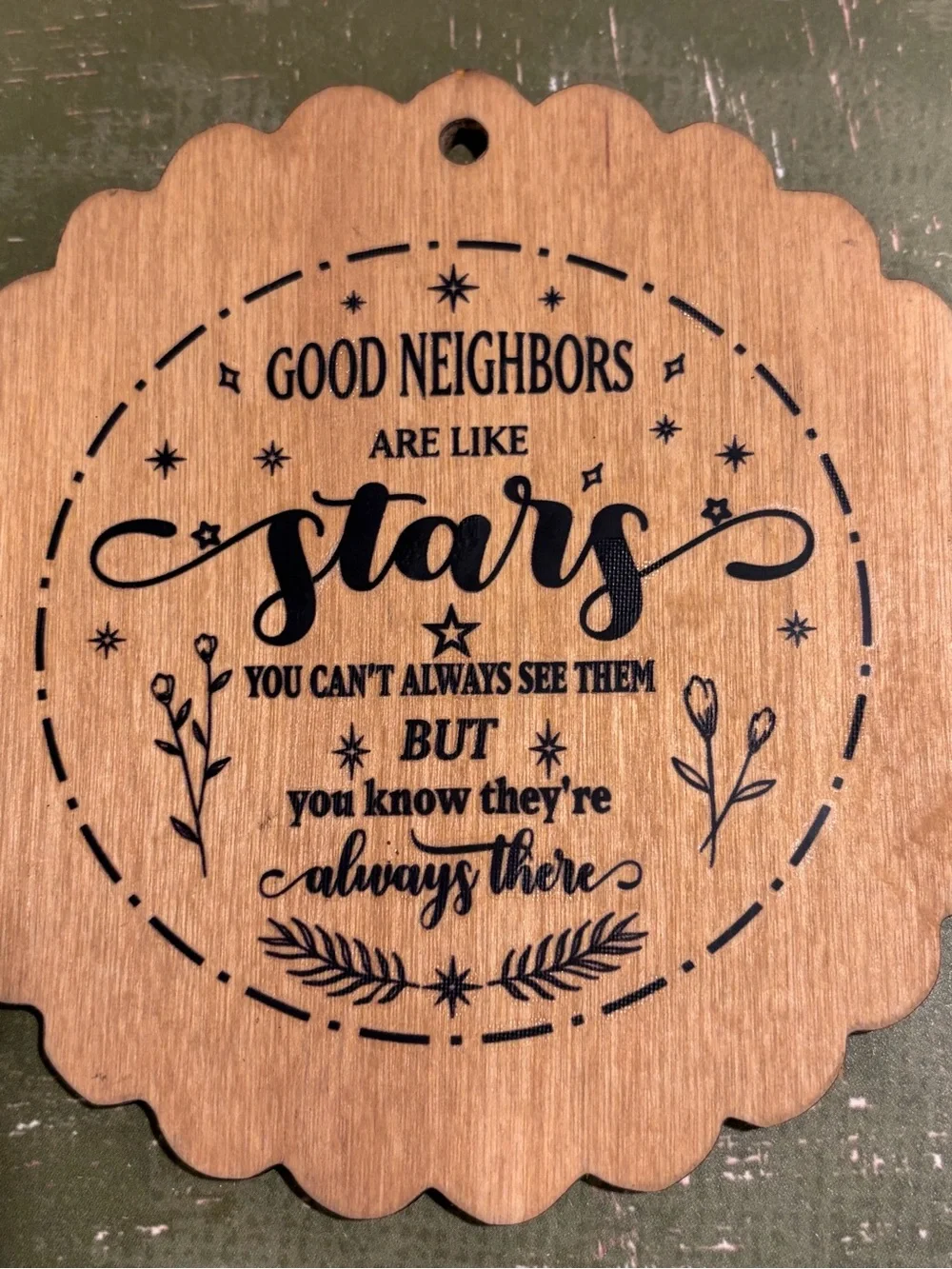 Wooden Wall Sign/ ornament 